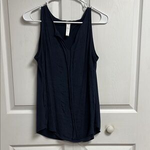 Women's Navy Blue Sleeveless Top